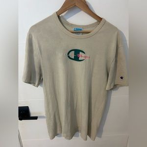 Cream champion shirt